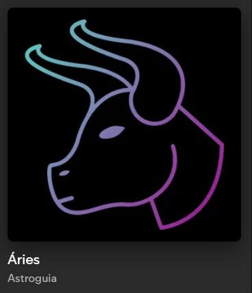 capa playlist de áries